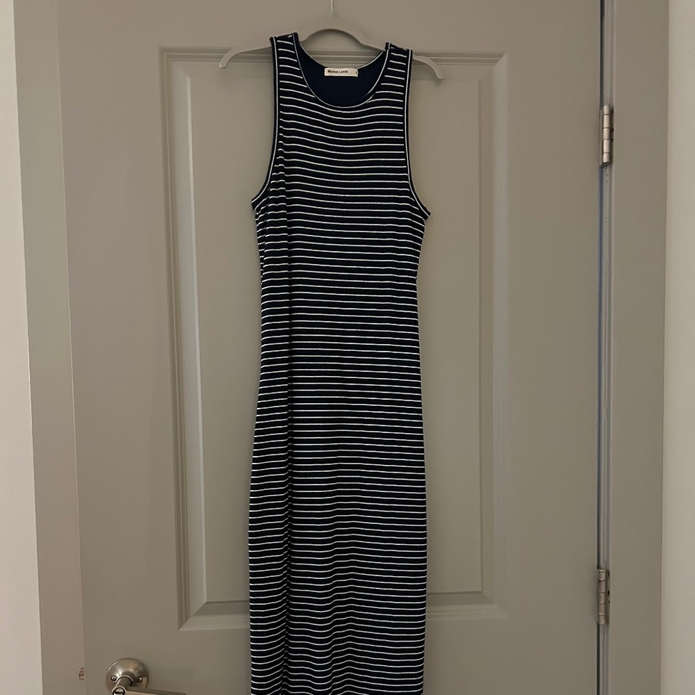 Striped bodycon dress